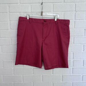 IZOD Saltwater Stretch Shorts Mens 40 9.5 Inseam Pink Preppy Beach Sail